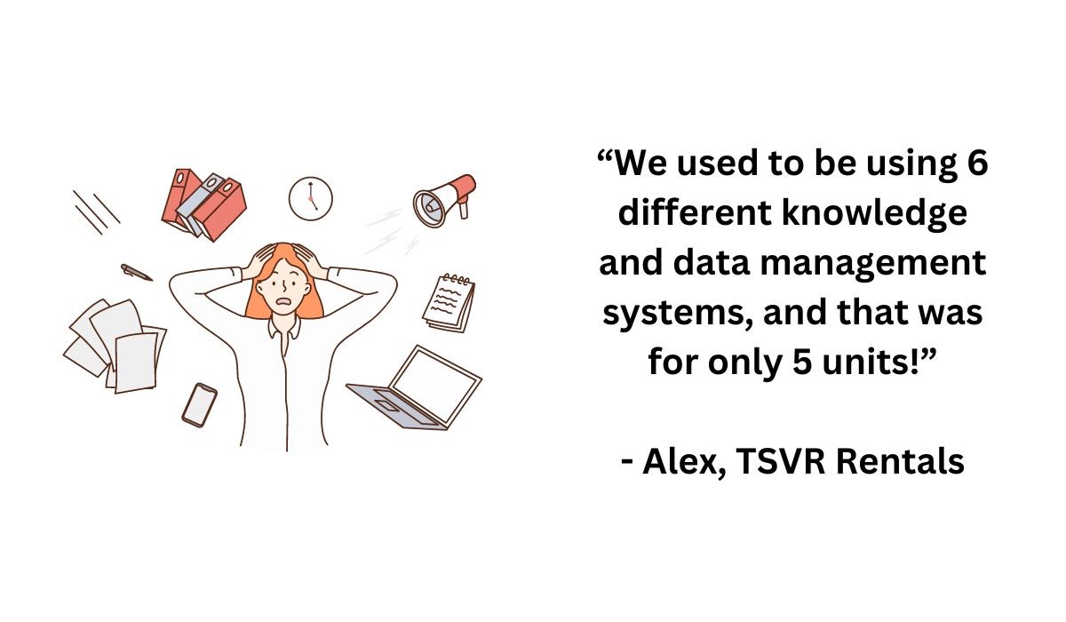 AirBnB Host struggling with knowledge management