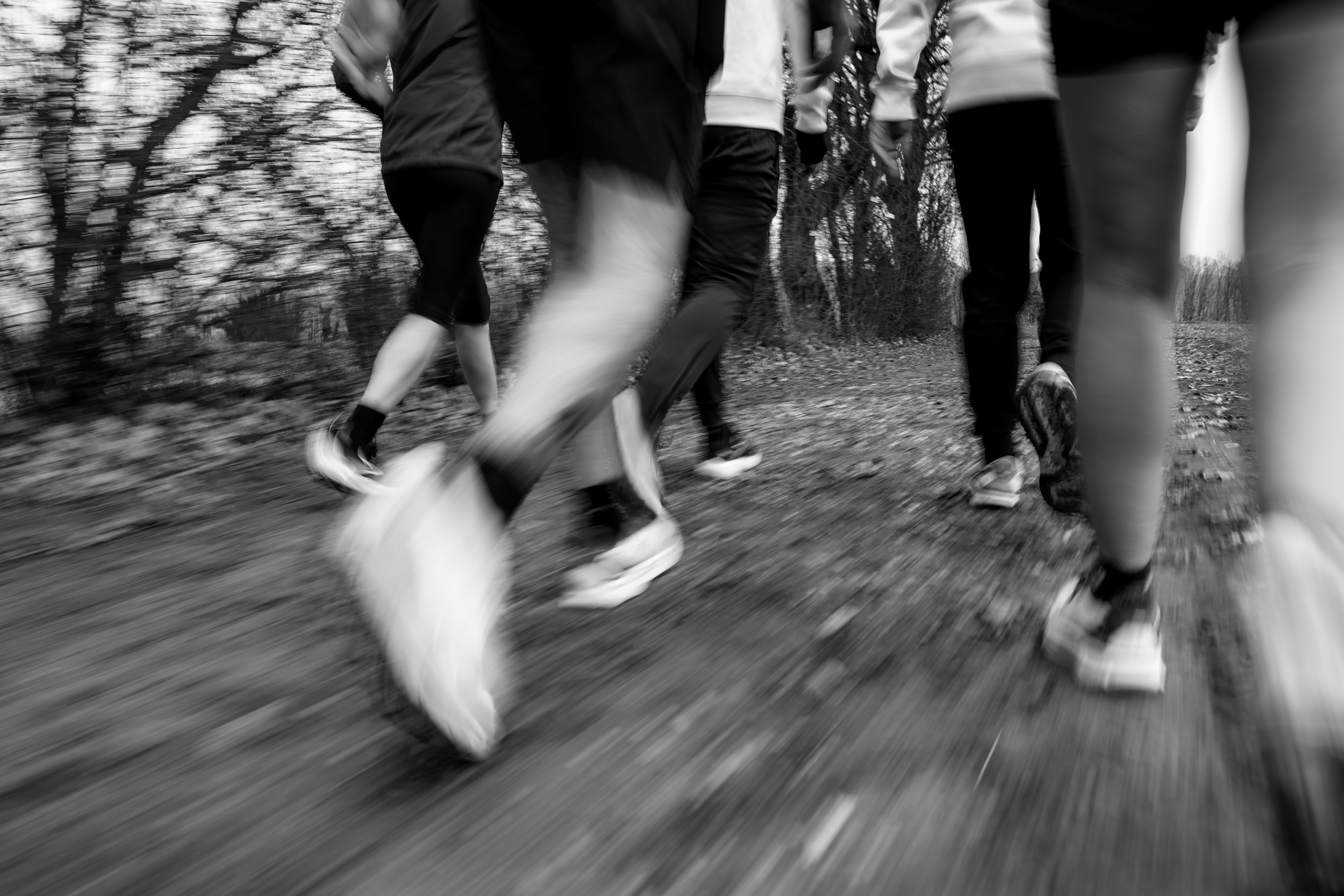 Black and white image of people working at a table with laptops, showing hands gesturing during discussion of digital content displayed on screens, with fabrica® logo in the corner.