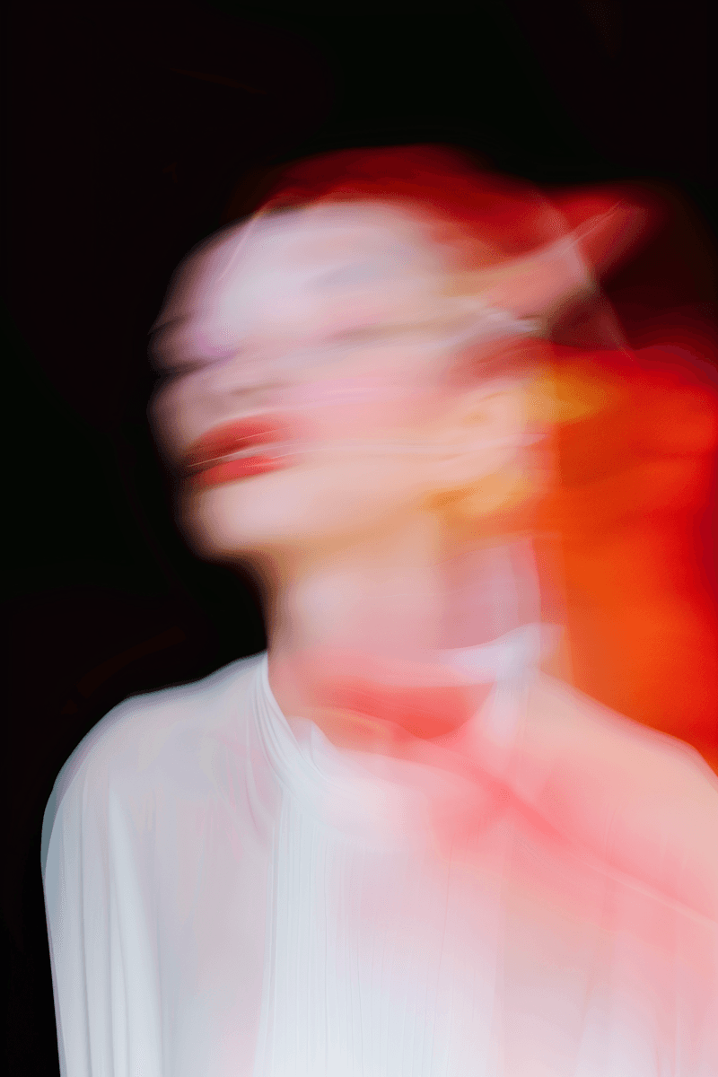 a dark blue area with a white stripe on it