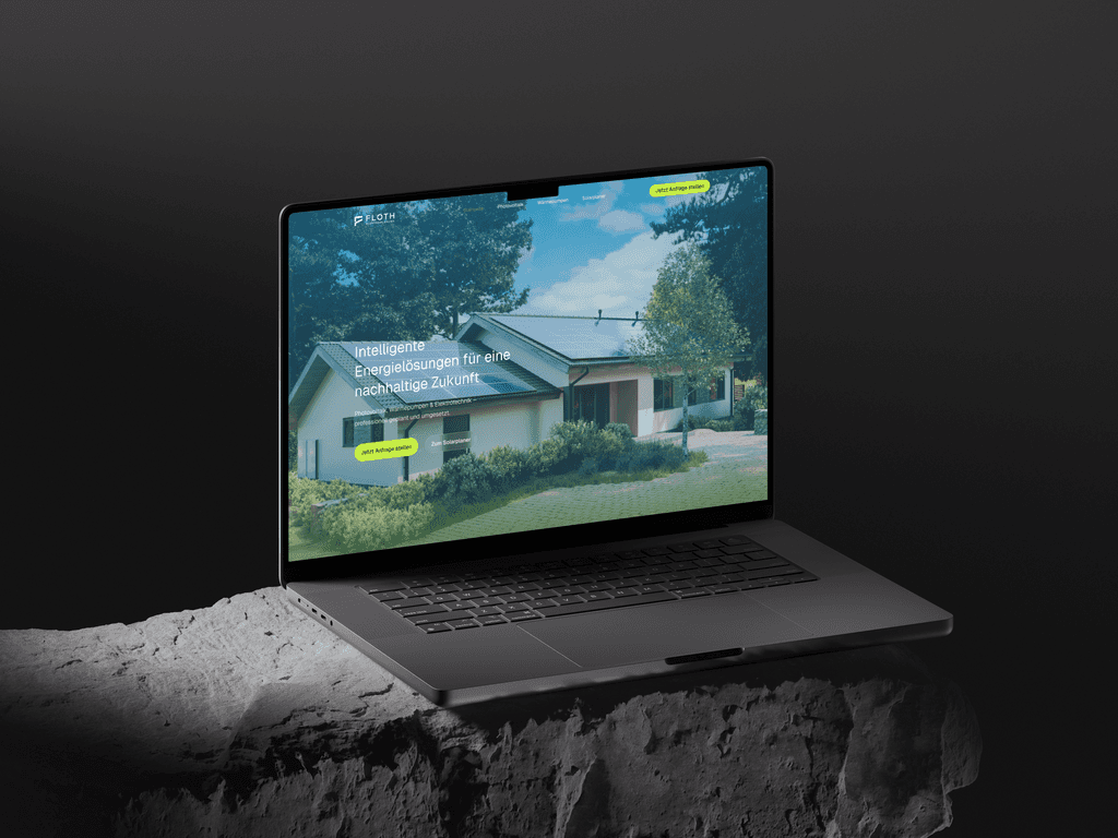 Website von Floth Elektroplanung, gestaltet und gebaut von Marschfahrt