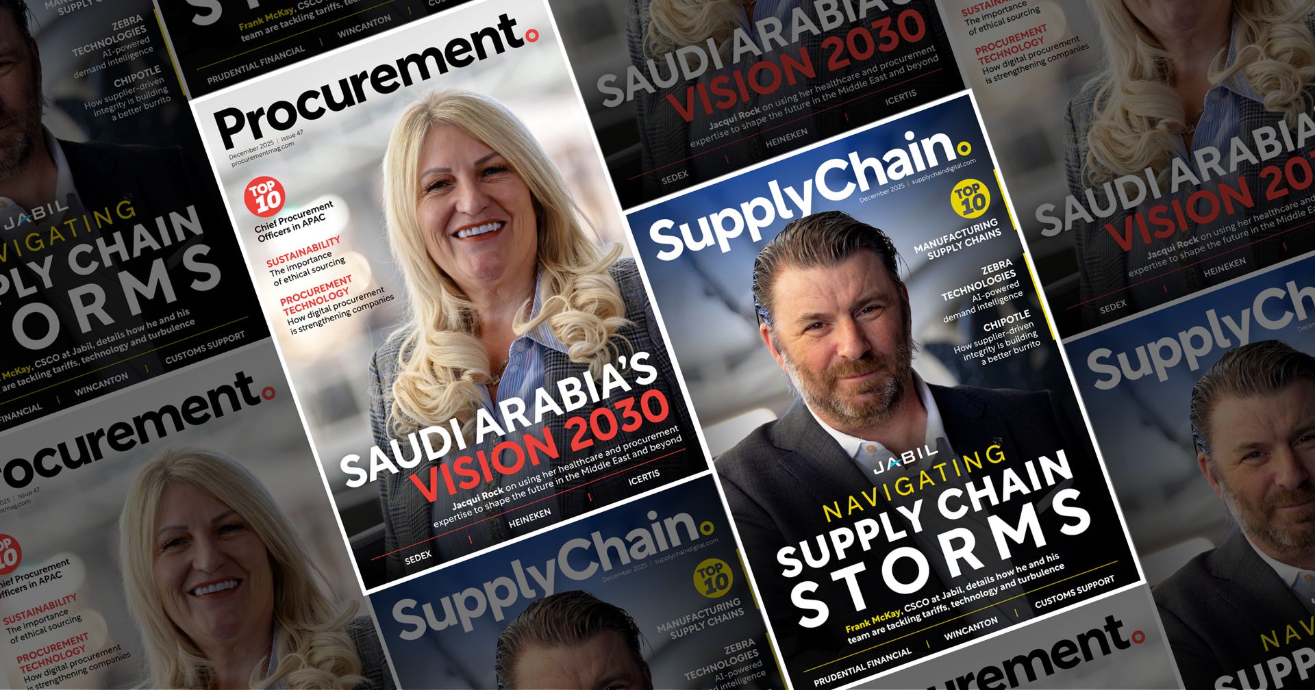 Supply Chain Portfolio | December Issue Features Leaders at Jabil, Amazon Business and More