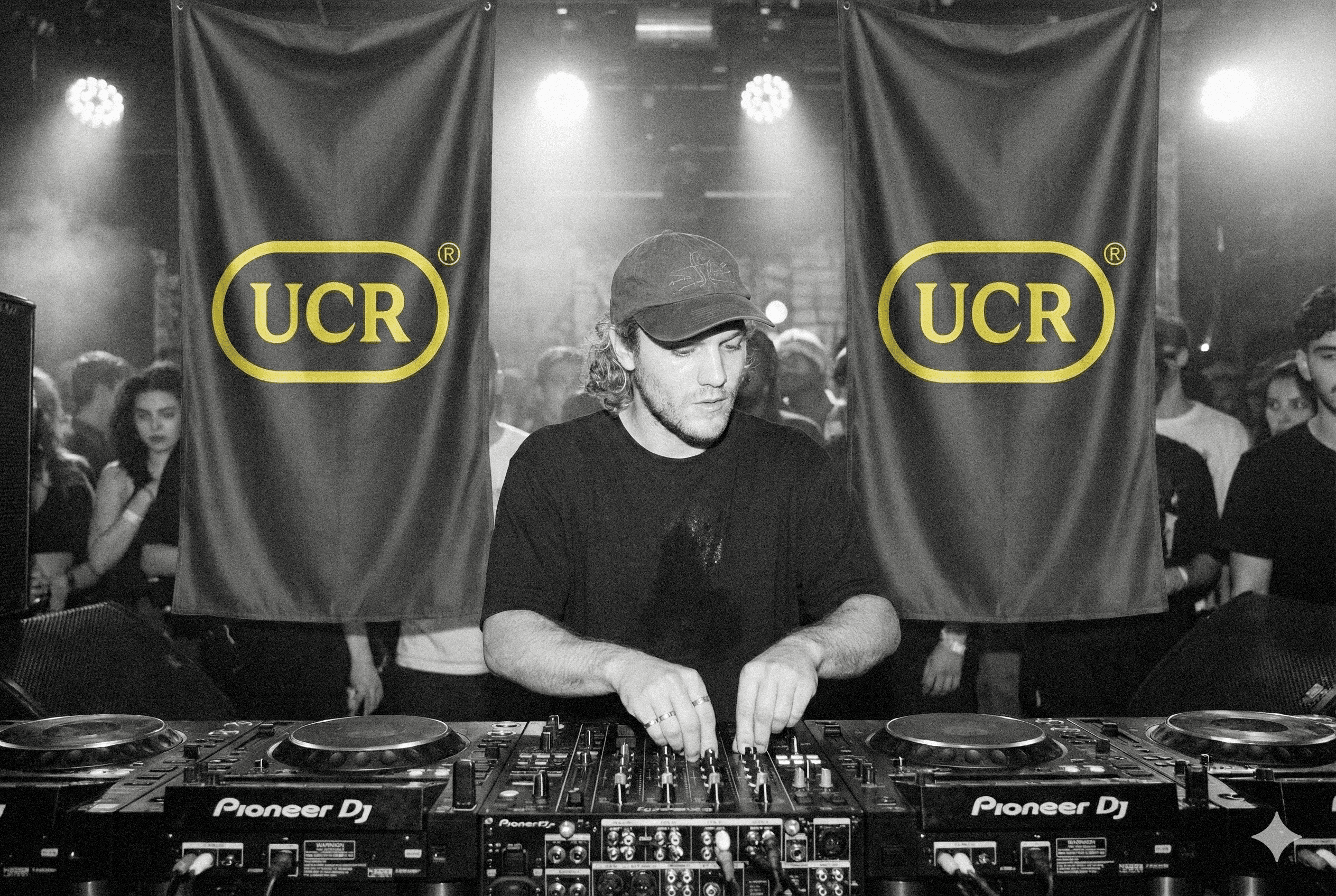 Motion blurred silhouette running on a cyan background scenerio