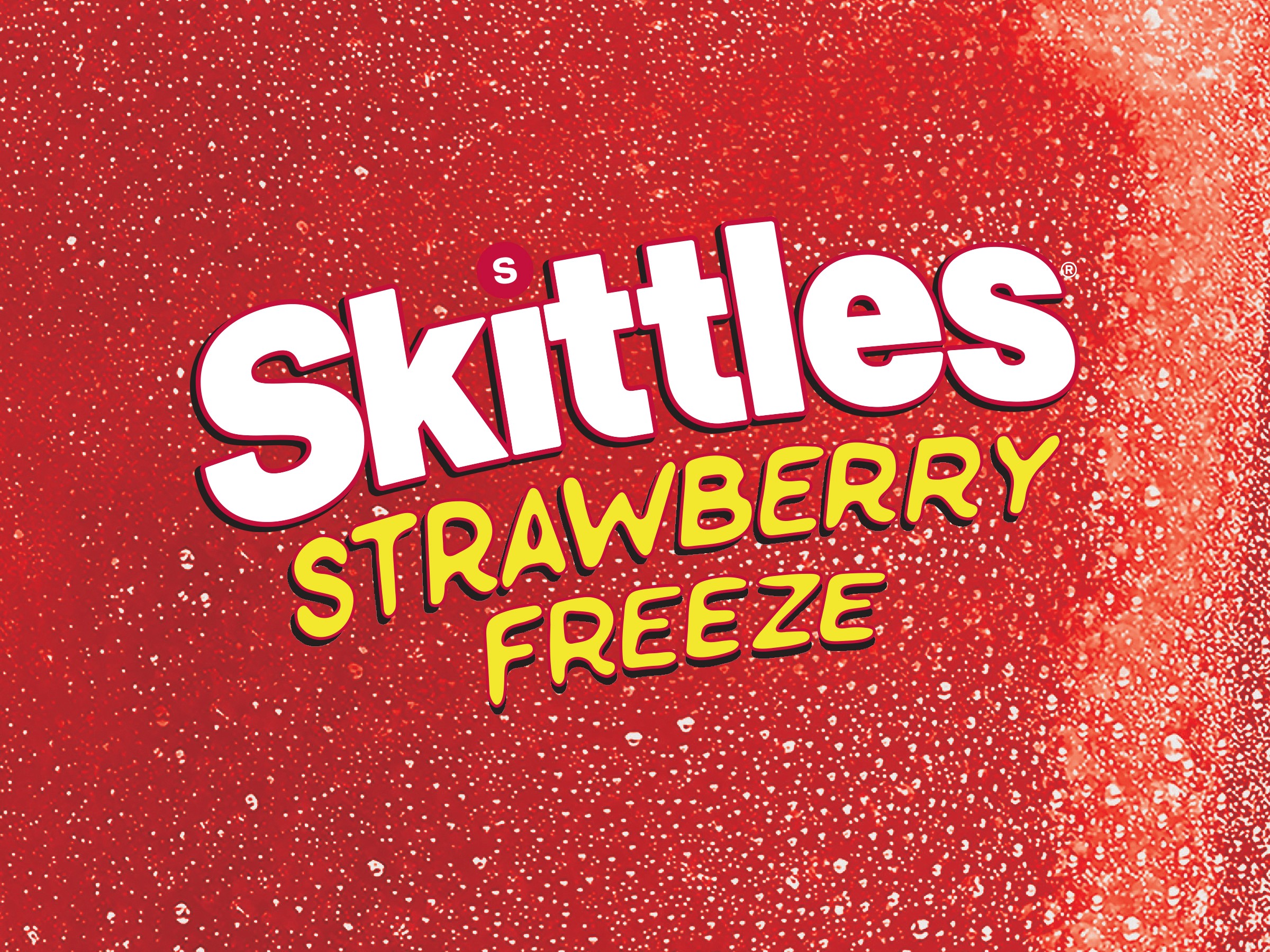 Skittles Strawberry Freeze promotional graphic