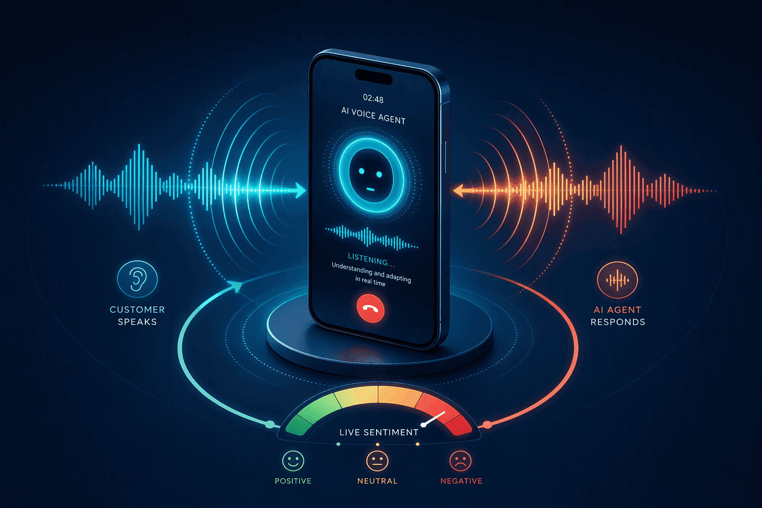 Illustration for 4. Collectent.ai: AI Voice Agents with Real-Time Sentiment Analysis