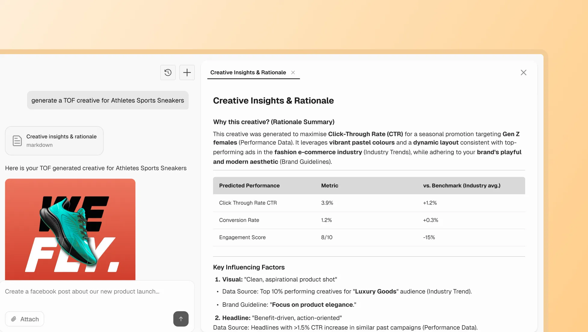Data-Driven Creative Generation