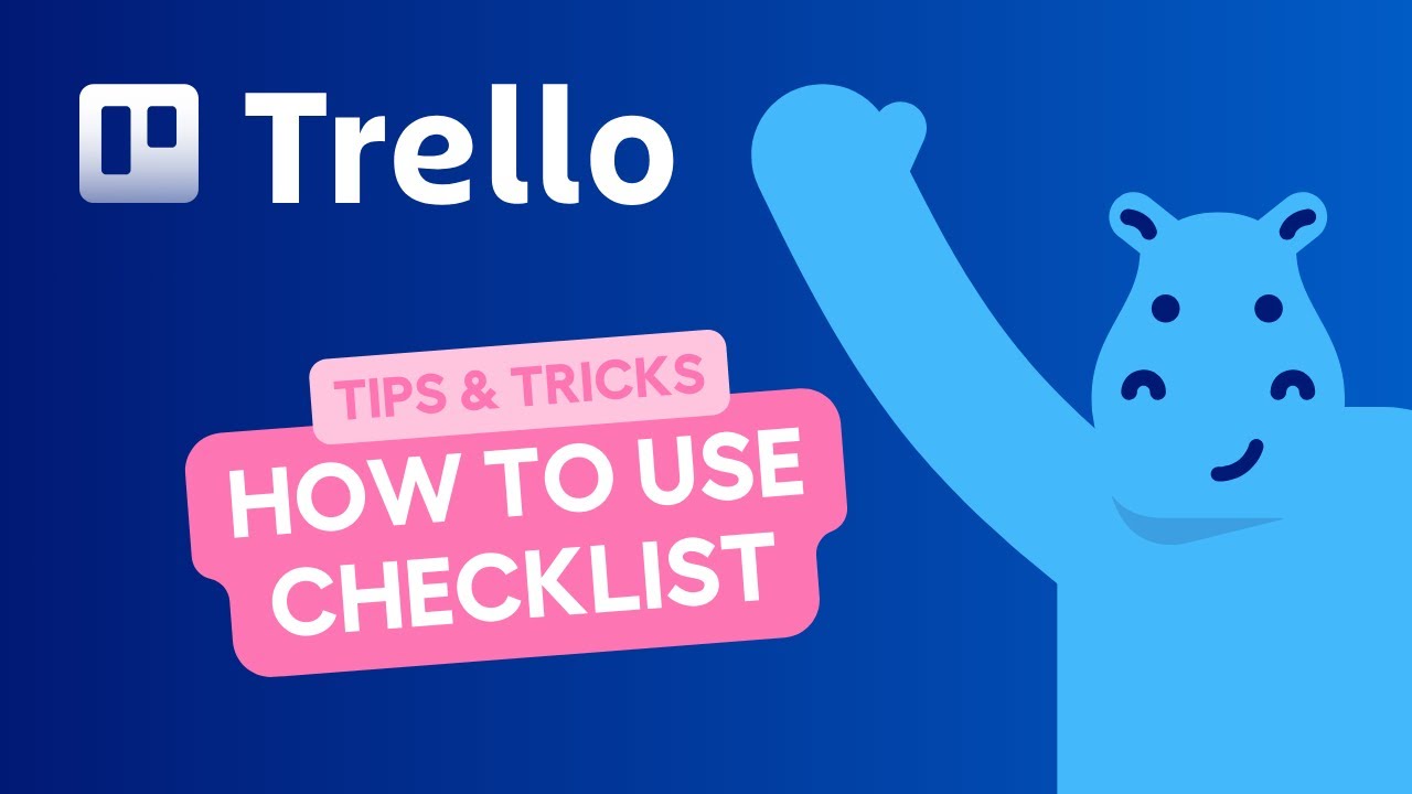 How to use checklist in Trello Video Thumbnail