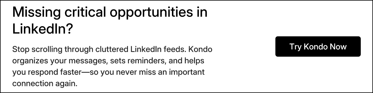 Missing critical opportunities in LinkedIn?