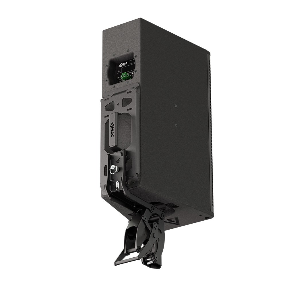Black MAG speaker with mounting bracket