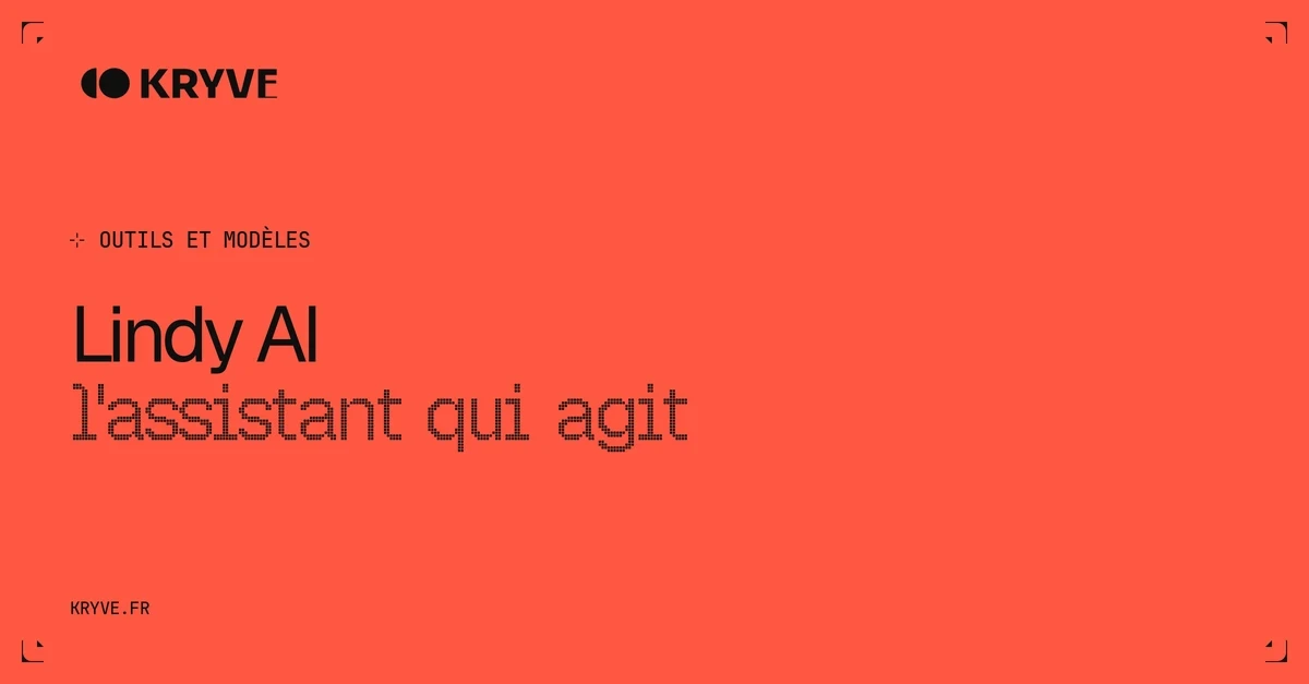 Lindy AI : couverture Kryve, catégorie Outils et modèles