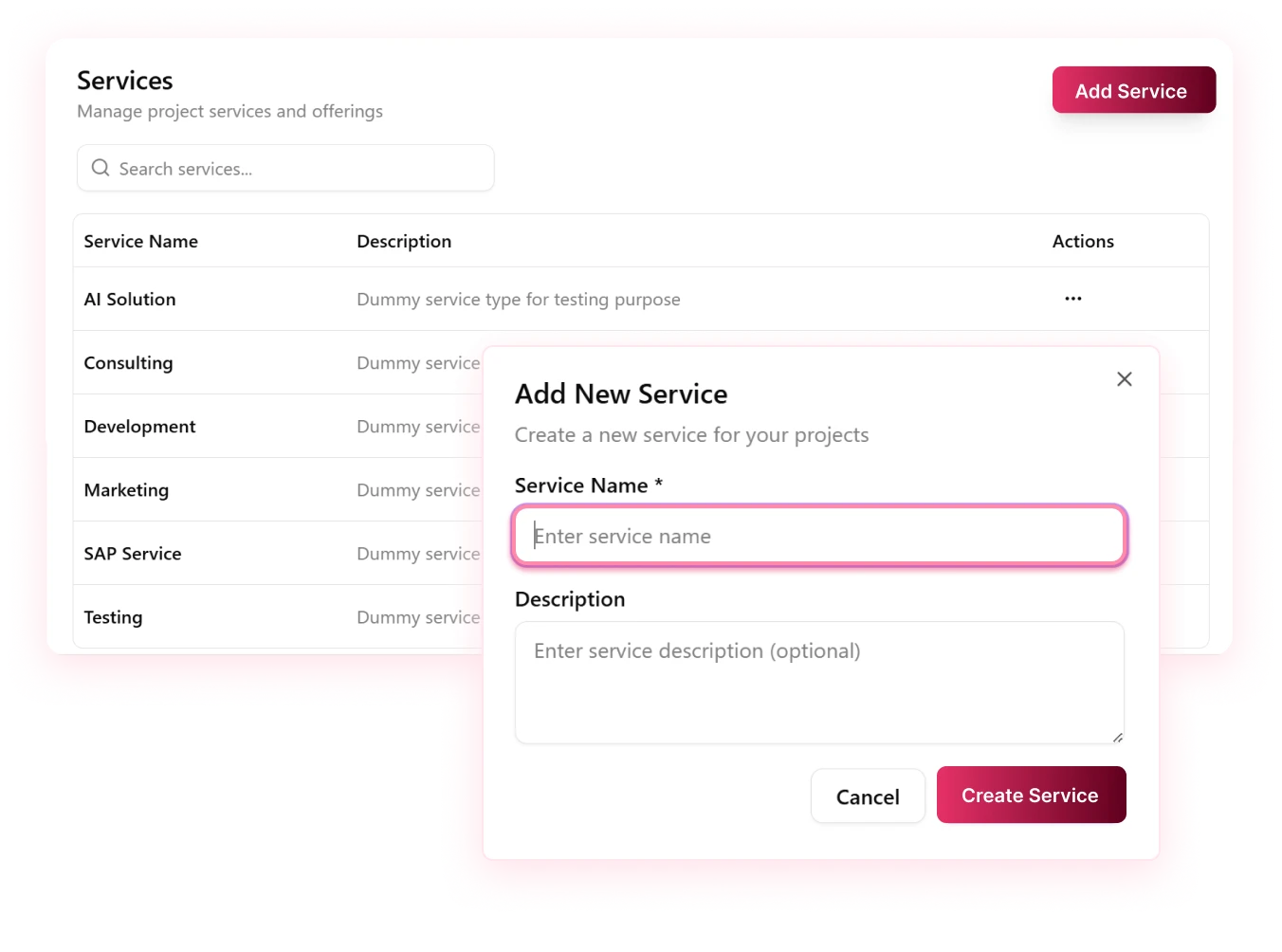 Go Employee Services Mangement