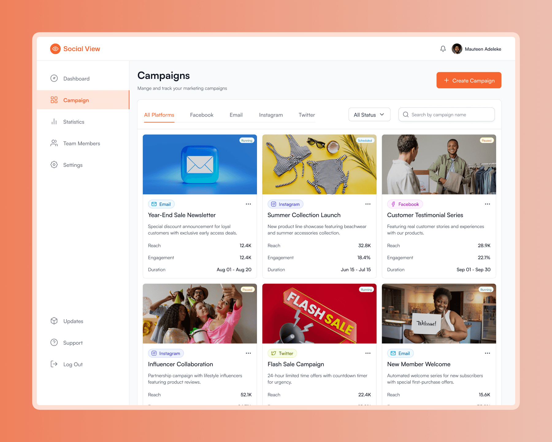 An AI powered healthcare company landing page