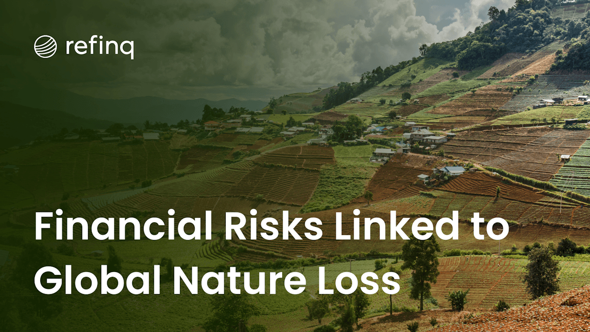 Financial risks linked to nature loss