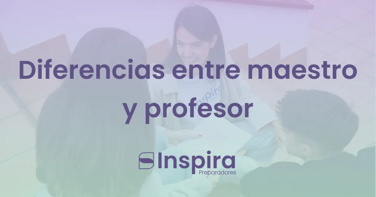 Diferencia entre maestro y profesor