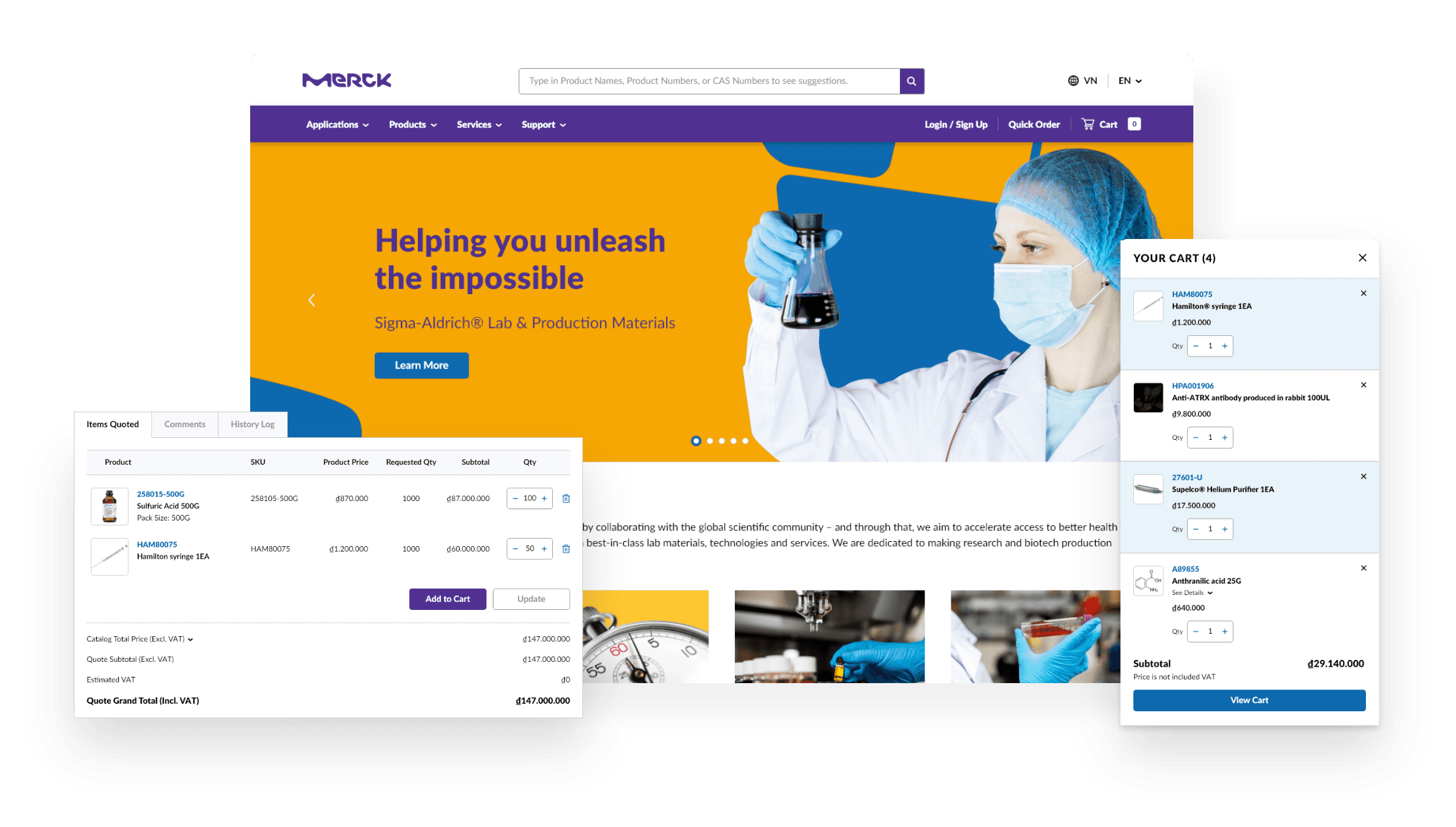 Merck mockup