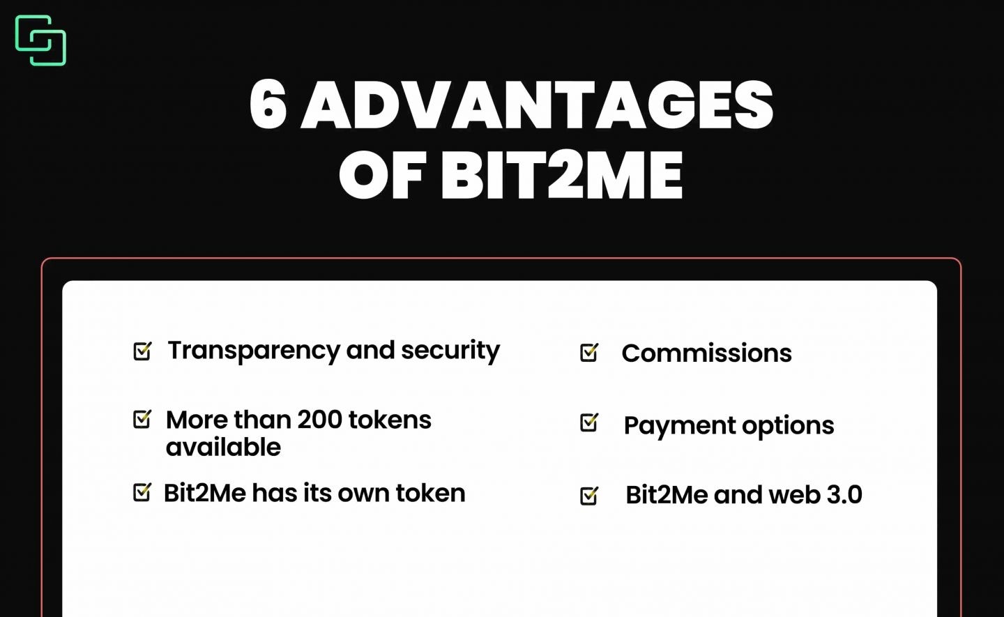 Advantages of Bit2Me