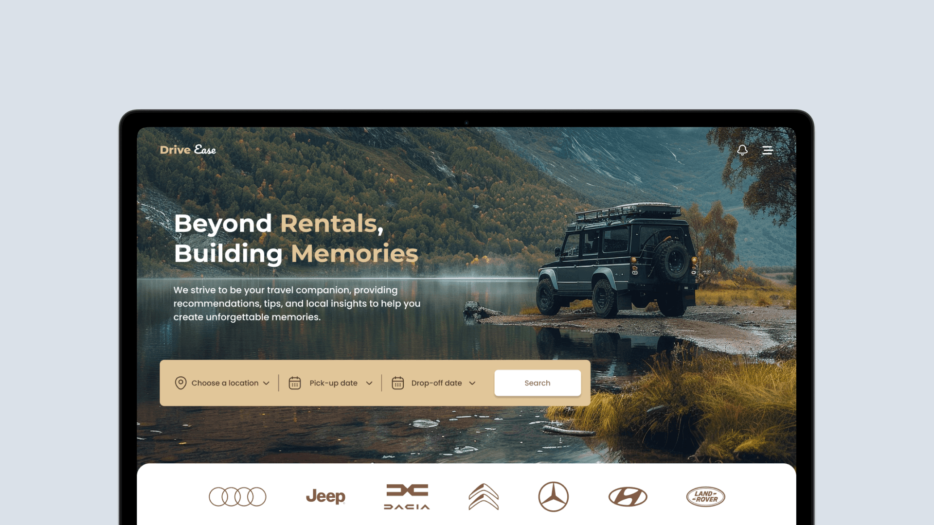 Drive Ease — P2P Car Rental Web Experience