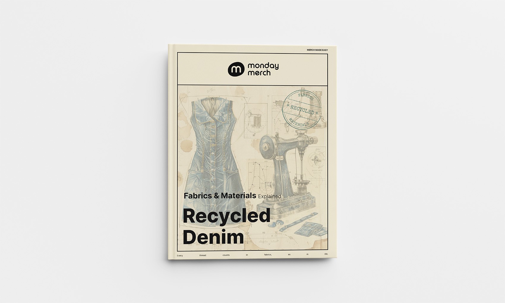 Monday Merch Fabrics and Materials Book Recycled Denim