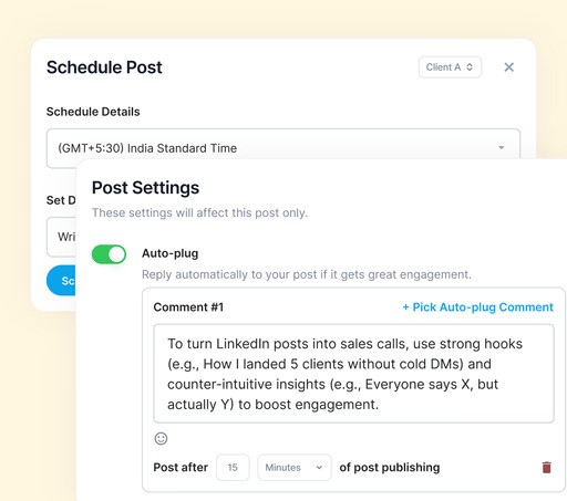 First Comment, Automated
