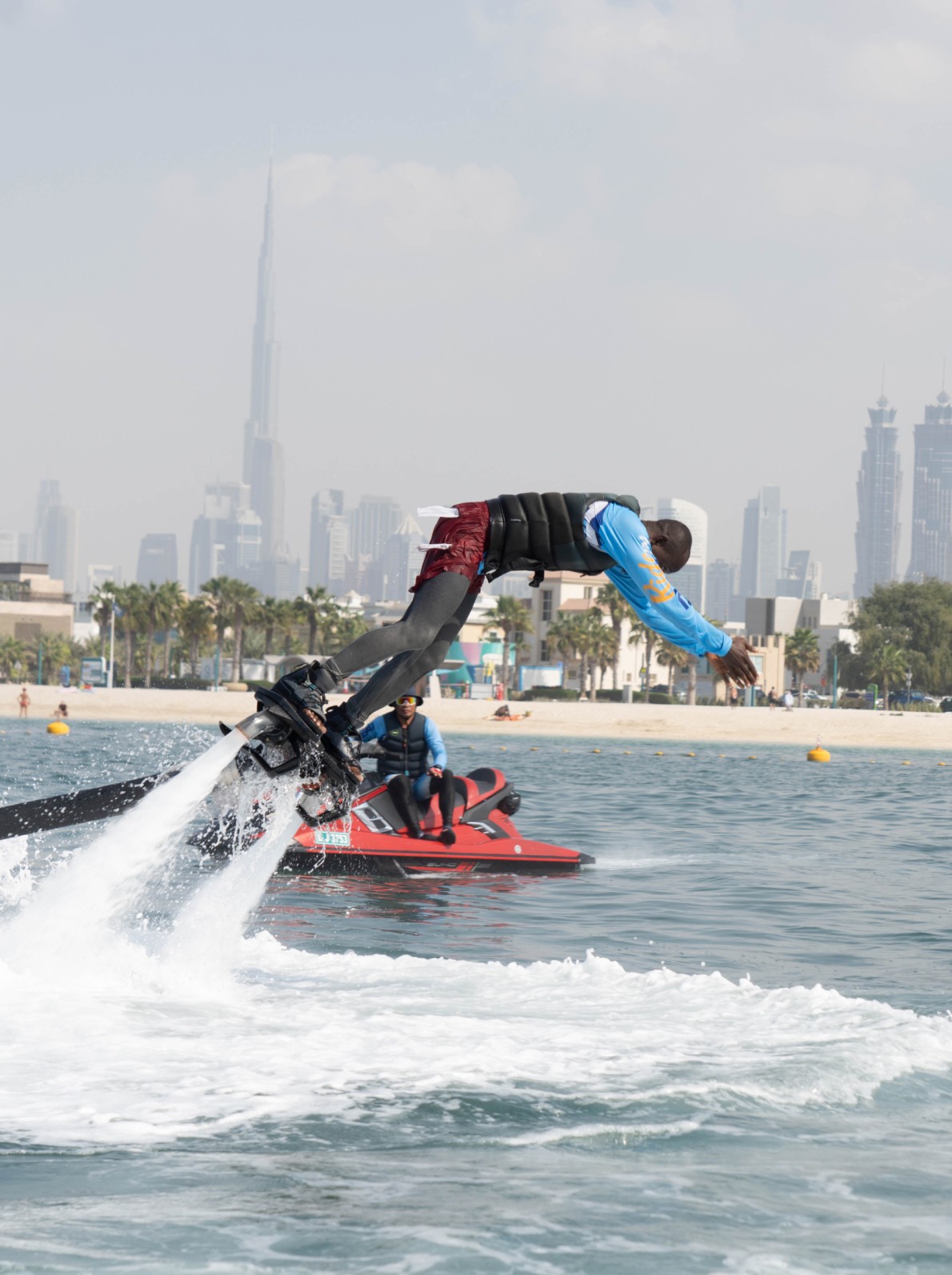 flyboarding in dubai with ride in dubai watersport equipment rental