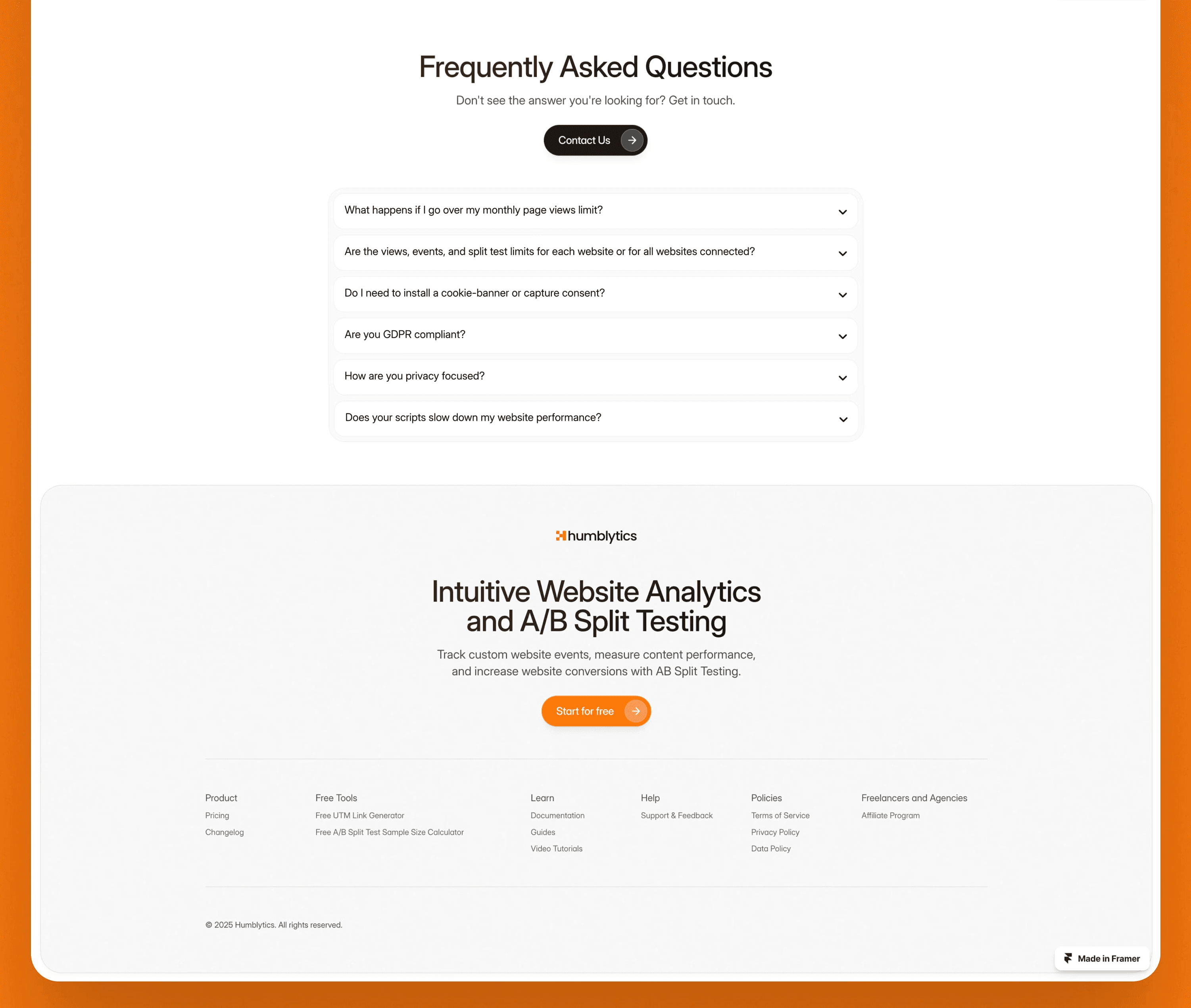 Humblytics by peter konti