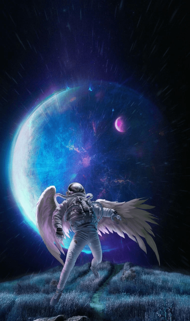 A 'Pay for AI Indexing, Not Just SEO Reports' pricing table for a geo and SEO service, set against a vibrant cosmic background featuring a planet and a figure with wings. Three pricing tiers are displayed: 'AI Sentry' at $2,497/month, 'Strategic Contracts' at $5,500/month, and 'Sovereign (Proof Requested)' custom plan, each detailing various features like AI crawl maps, indexing, and SEO support."