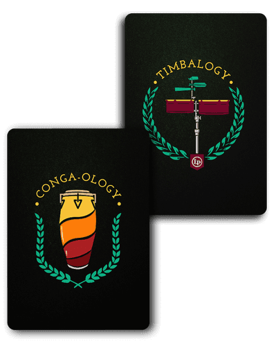 Congaology and Timbalogy Logos