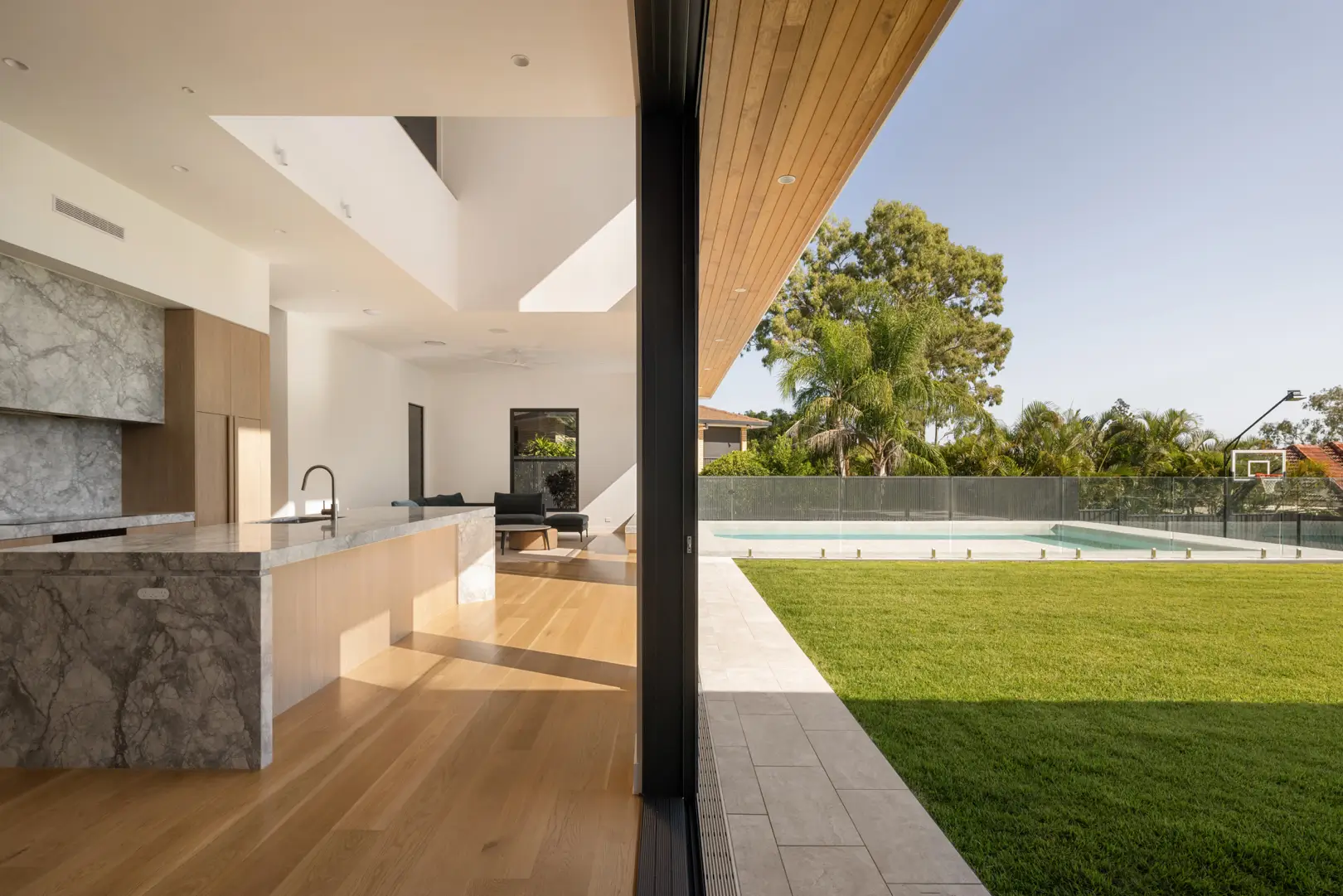 Front facade of Jacaranda House in. Brisbane