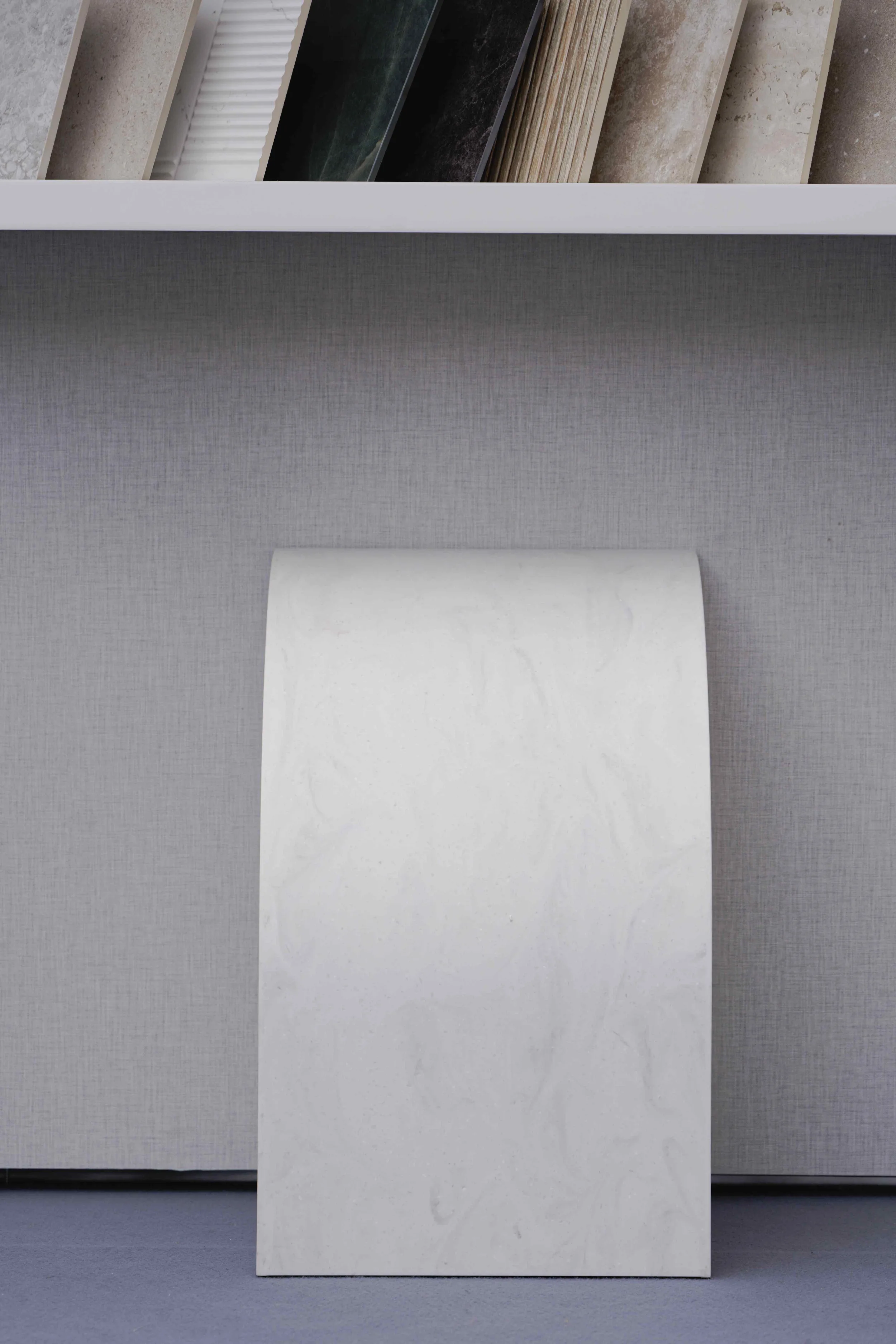 Photographie minimaliste et sobre mettant en valeur la qualité des matériaux développés par Porcelanosa