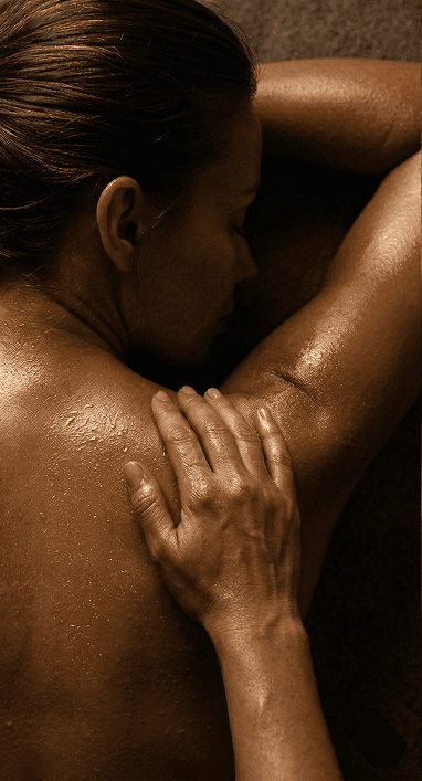 A woman in a SPA