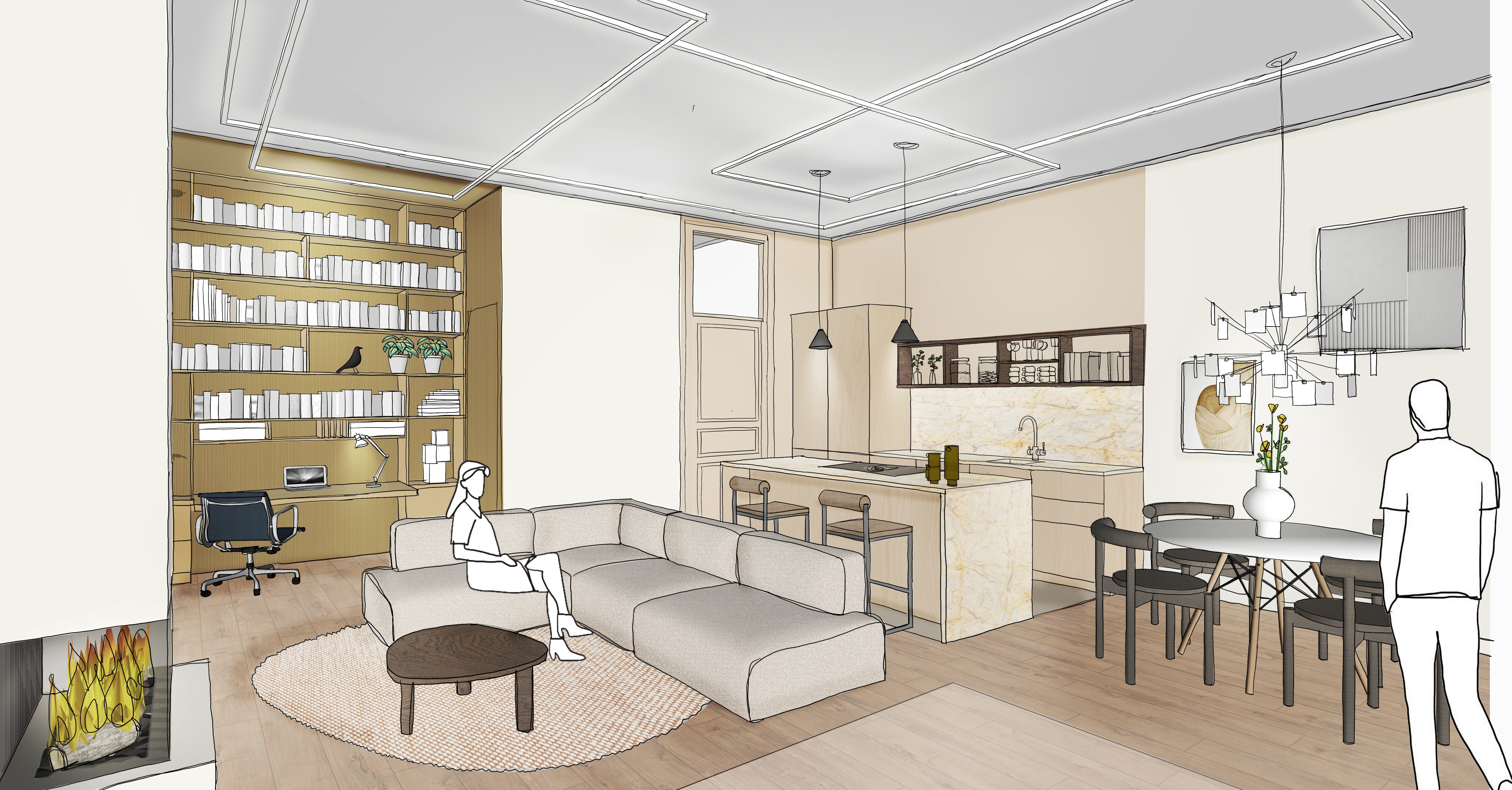 PS-KW89 eerste etage woon