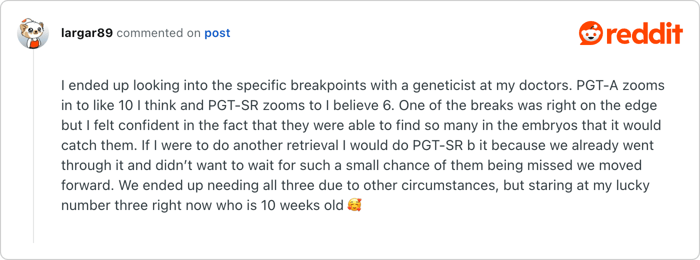 Post on Reddit