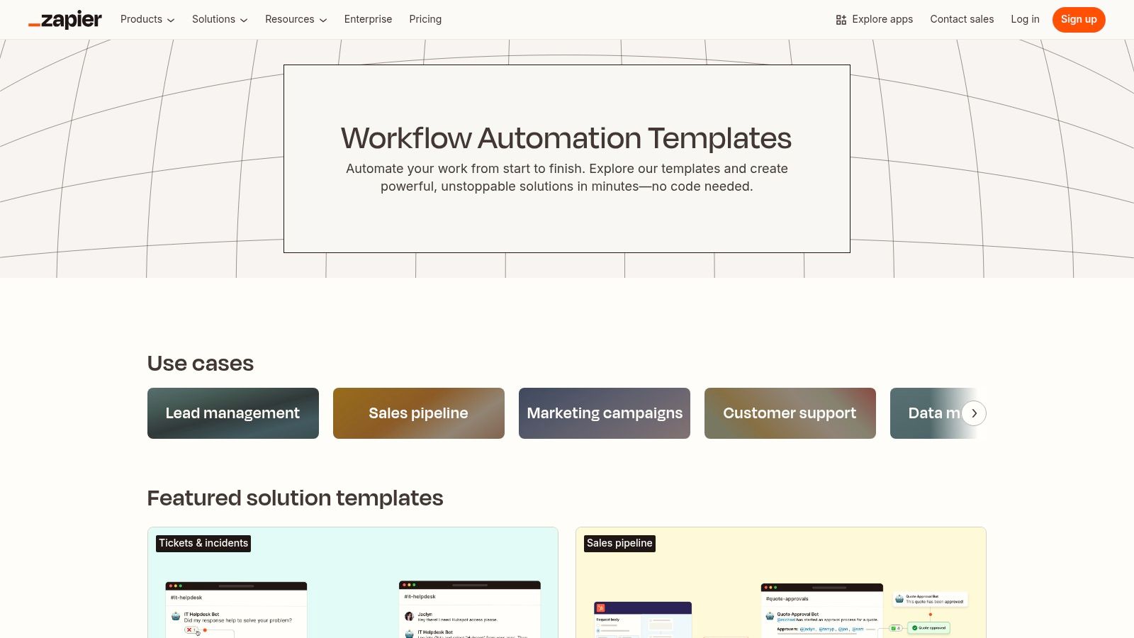 Zapier Marketing Automations & AI Workflows