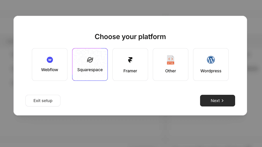 Setup CAPI on Squarespace