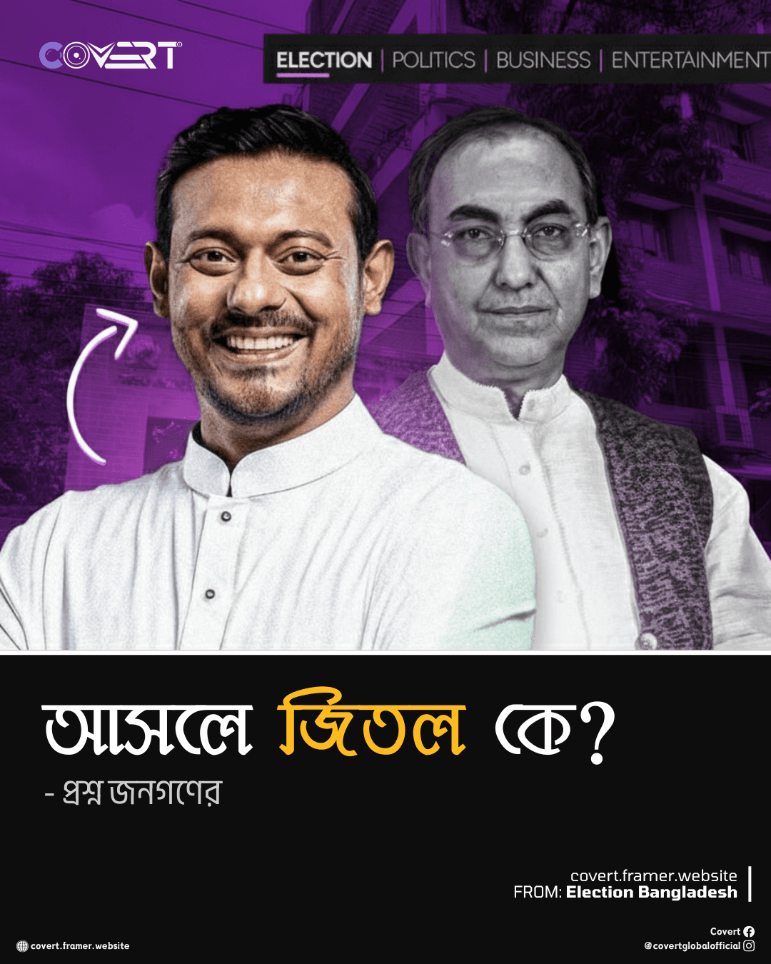 Dhaka 8 Election Fight Betwwen Nasiruddin Patwary Of NCP and Mirza Abbas Gangster of BNP