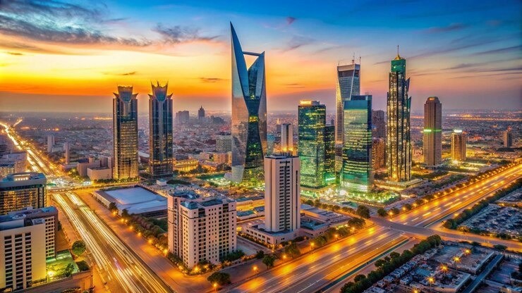red train travelling near body of water