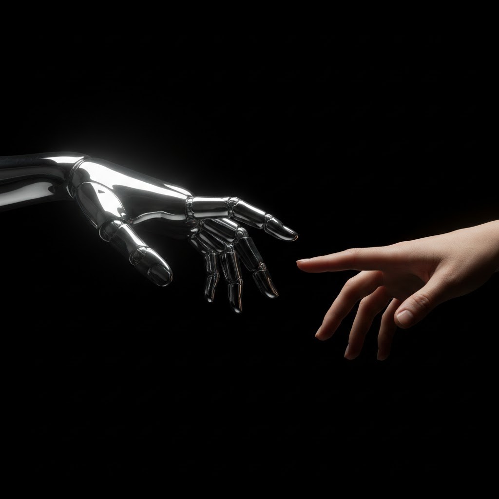 Photo of Irene in a neon scene