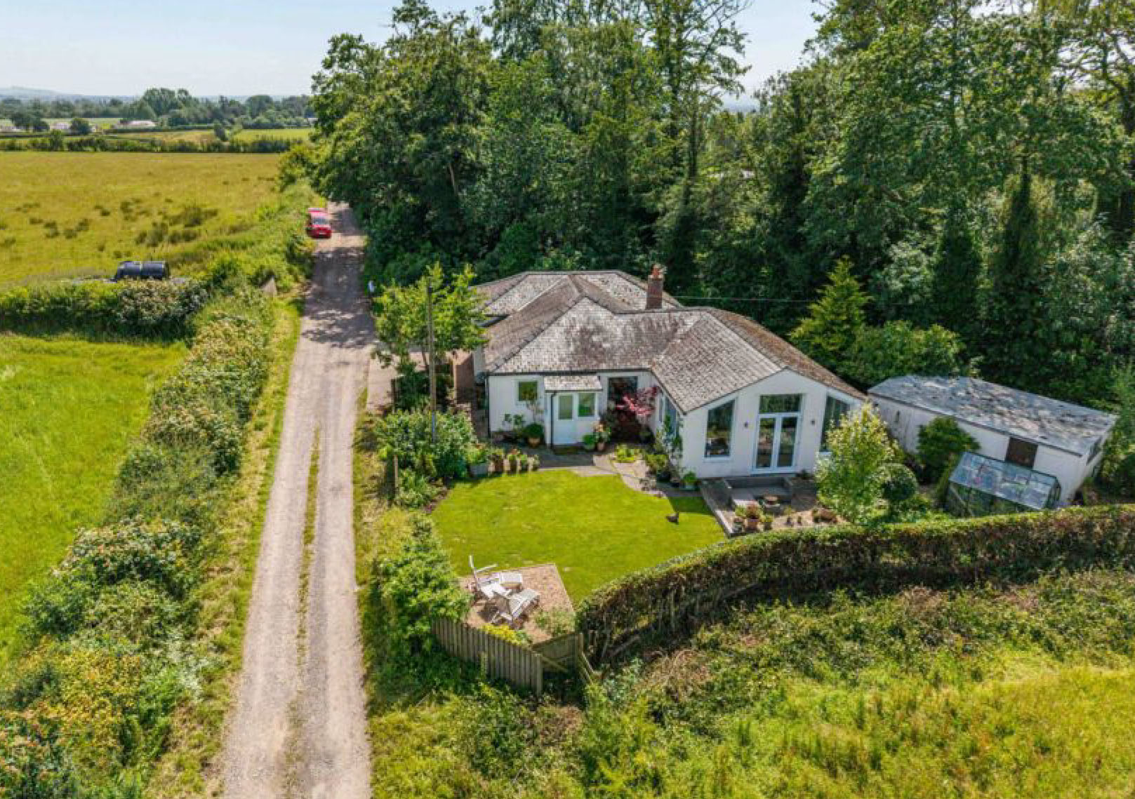 modern house with big windows