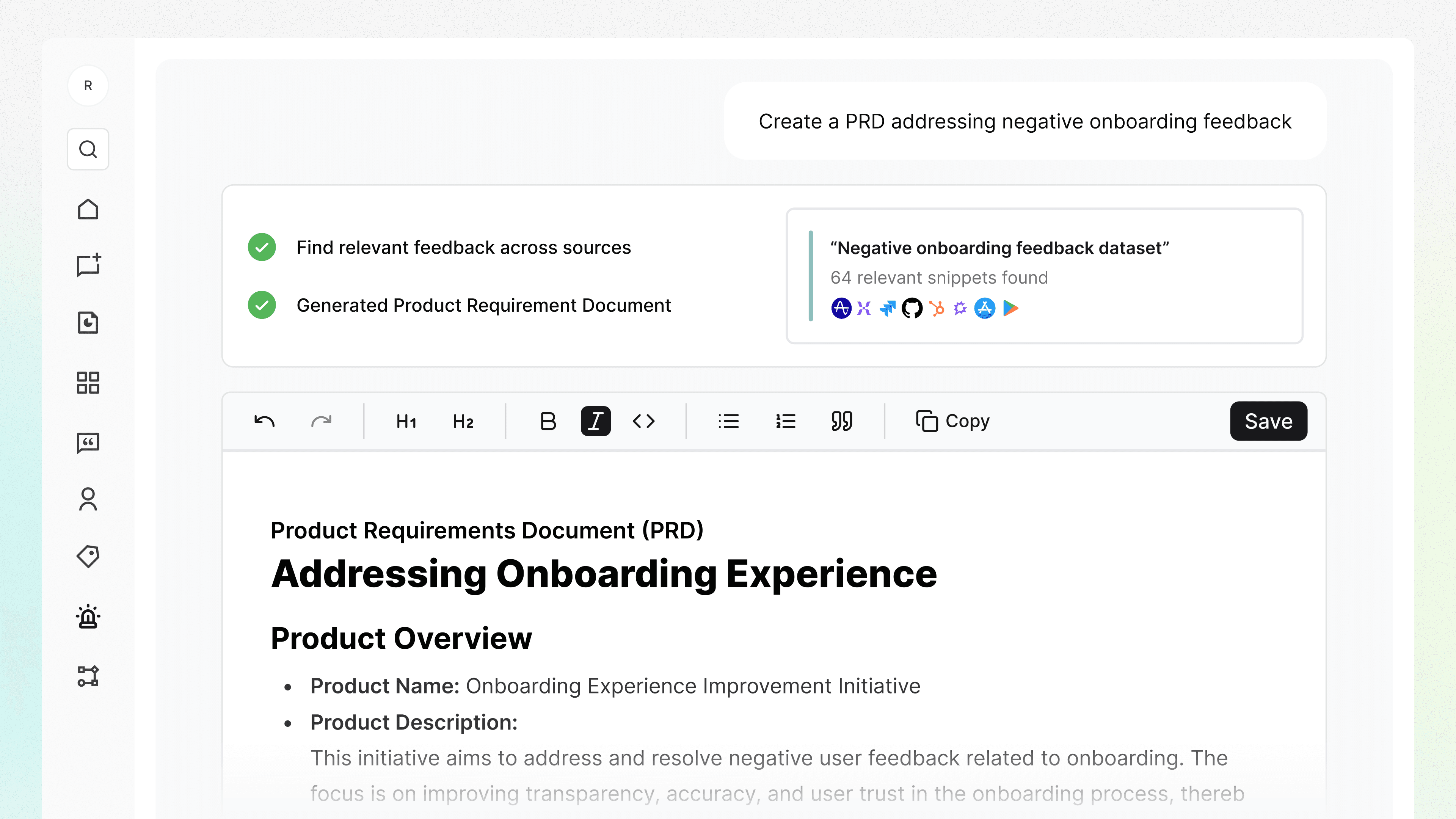 Reforge Insights: Document Generation