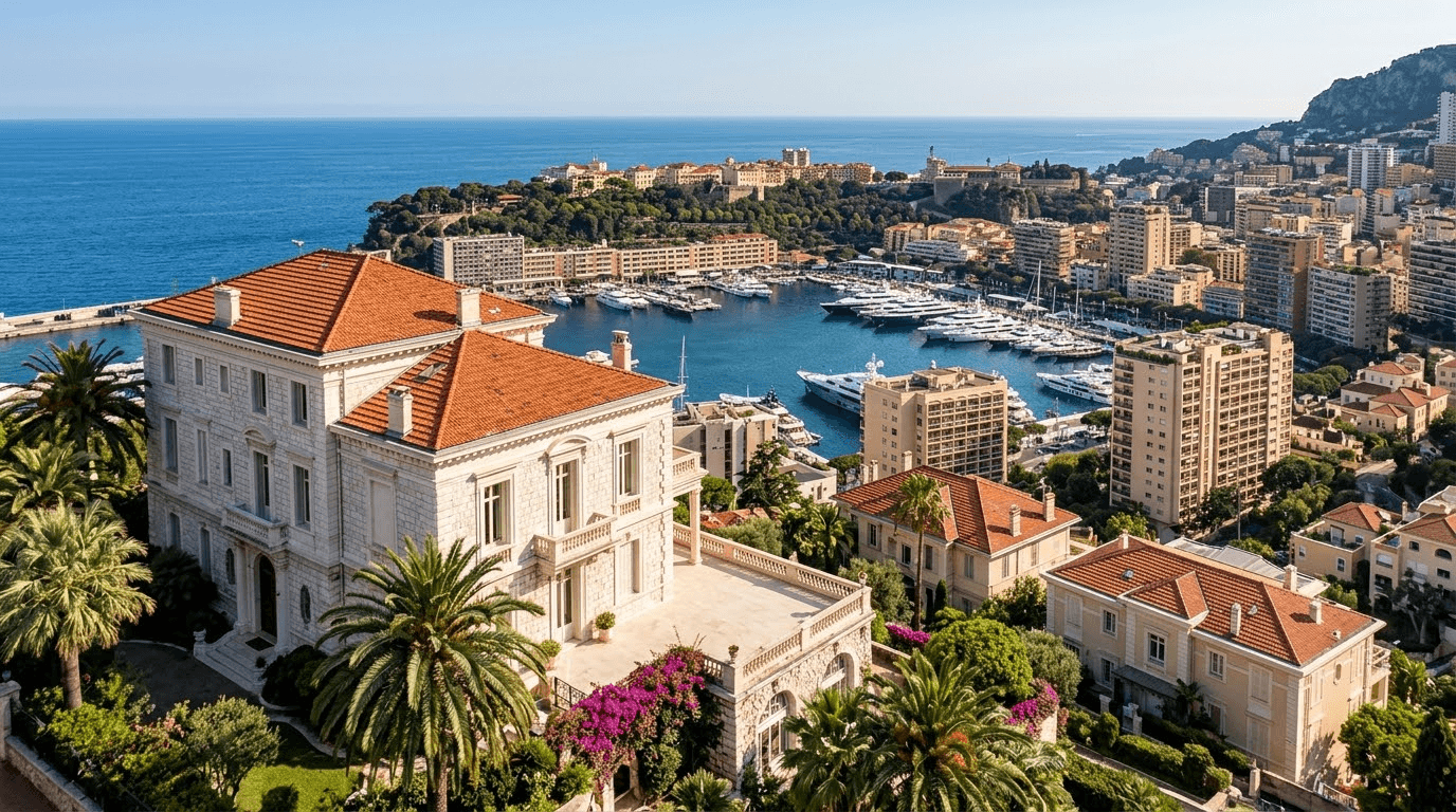 Vue sur Monte Carlo