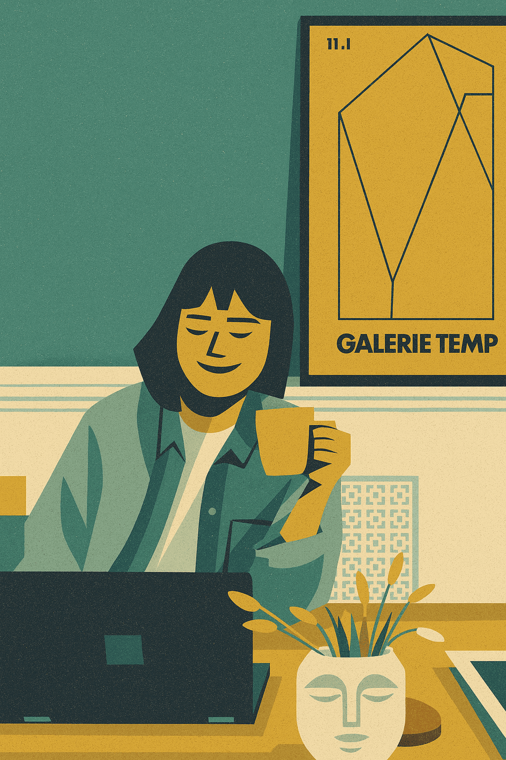 Donna concentrata al computer durante una lezione online o sessione di coaching, rappresentazione del modello formativo digitale e personalizzato di Course Clear.