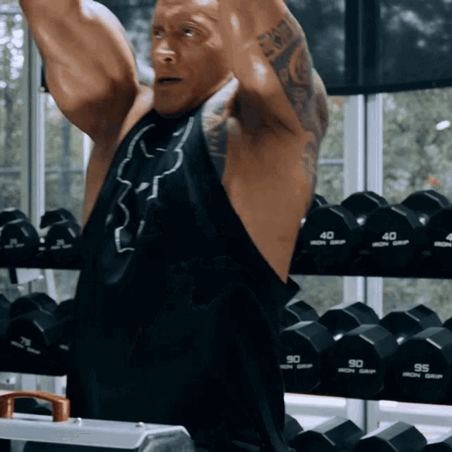 Dwayne 'The Rock' Johnson's Intense Pulldown Workout