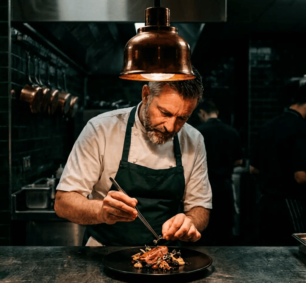 Portrait of Vesper's head chef