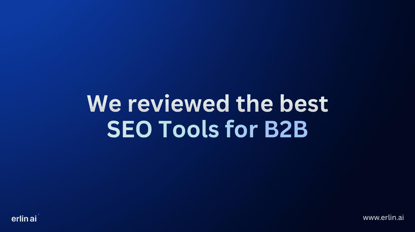 seo tools for b2b