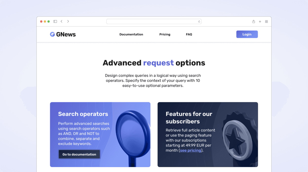 Bas de la page d'acceuil de Gnews