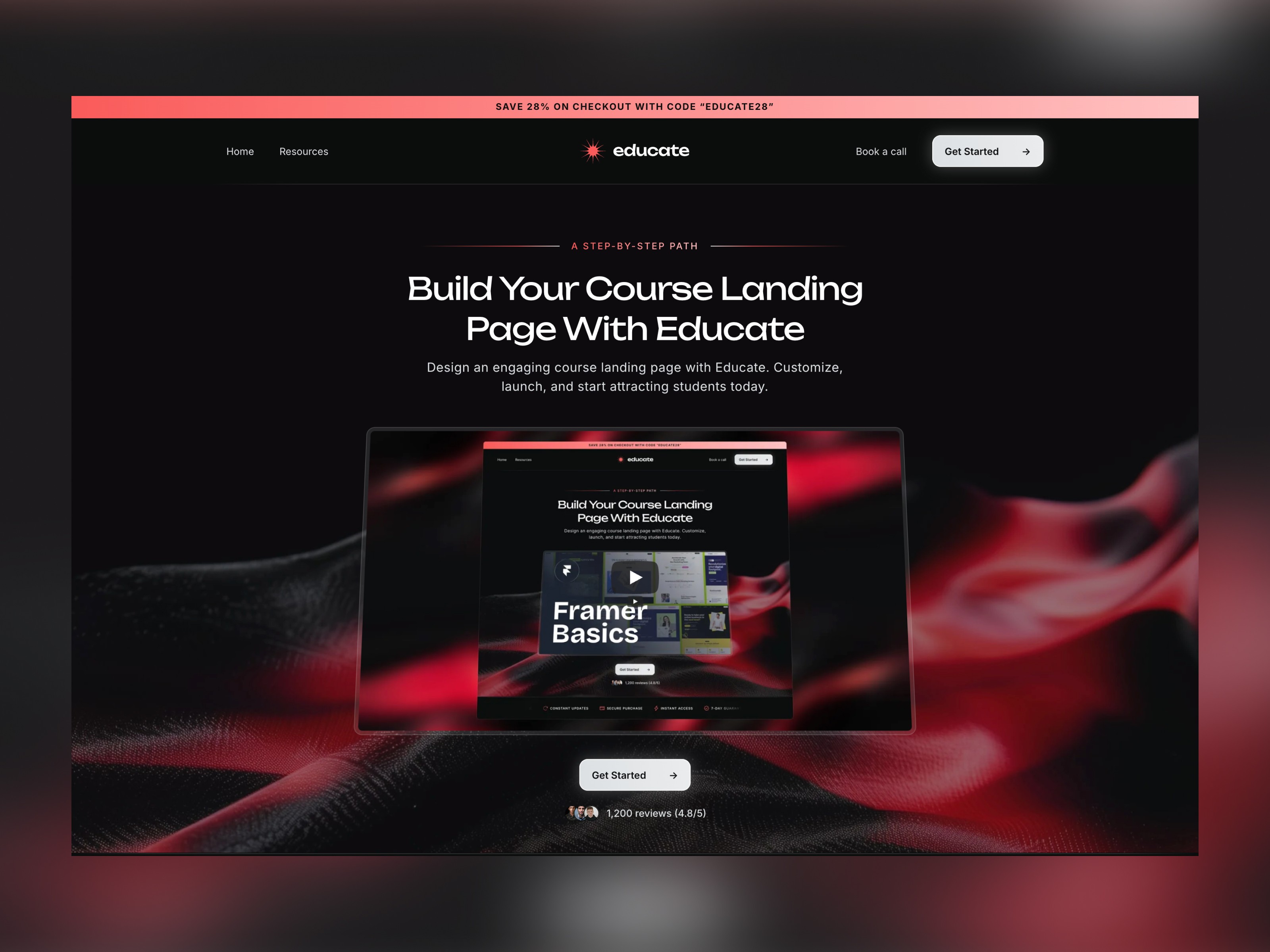 Digital Course Landing page