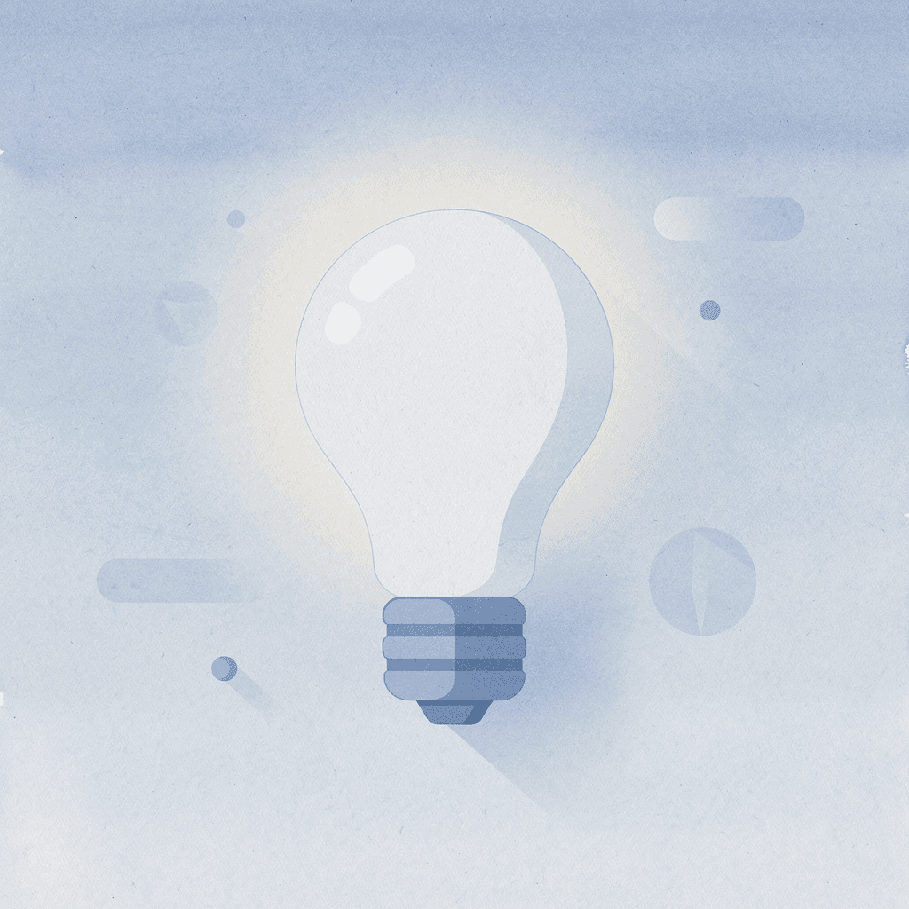 Dimming lightbulb representing neglected creativity