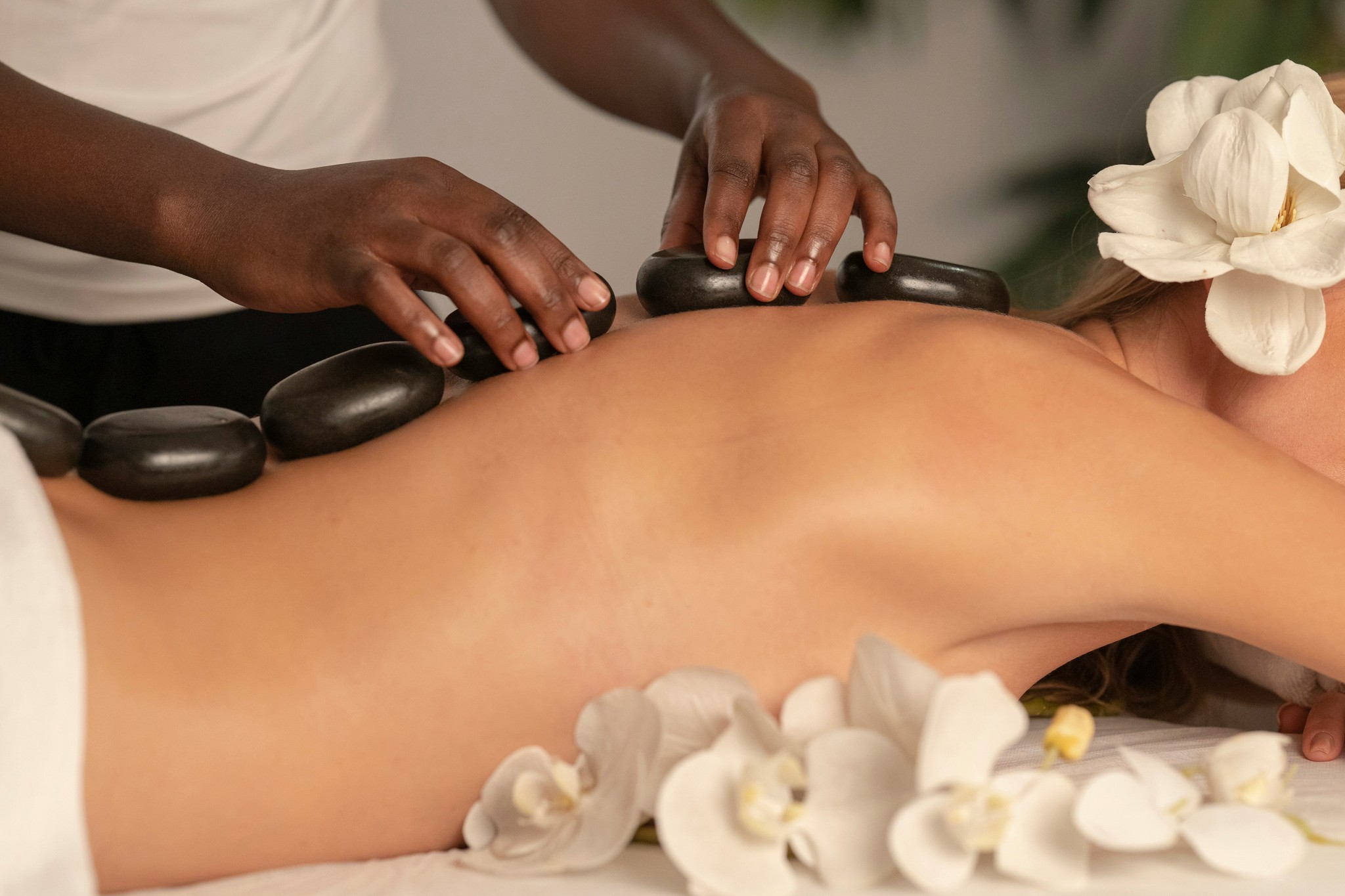 Stone massage
