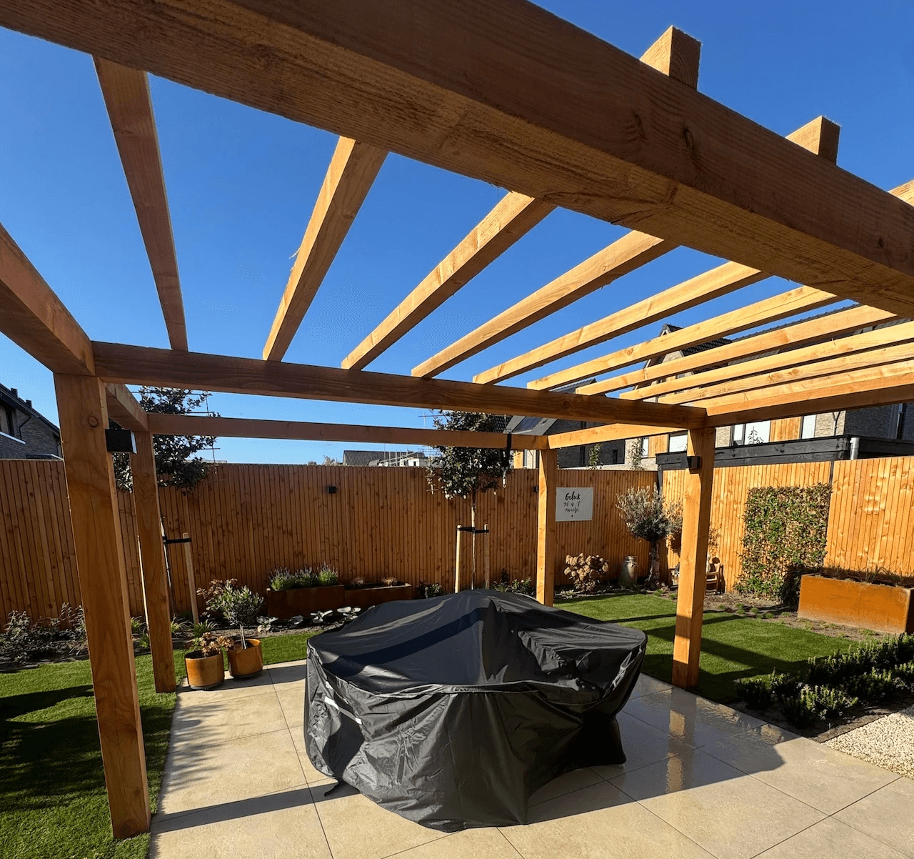 Pergola Art gardens - houtwerk