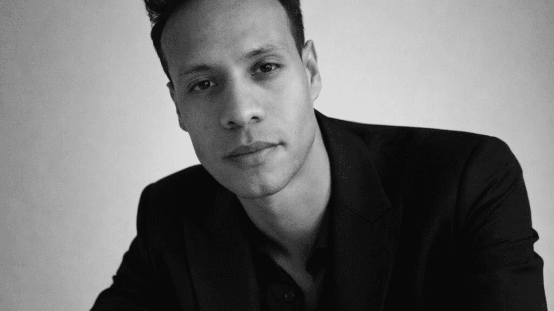 Modern abstract B&W composition