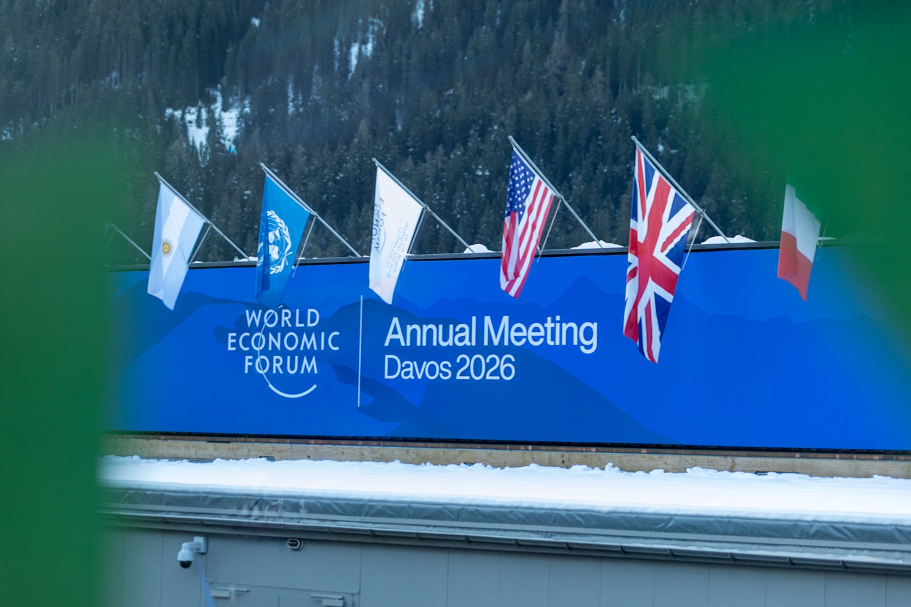 Forum économique mondial à Davos, 19 janvier 2026.